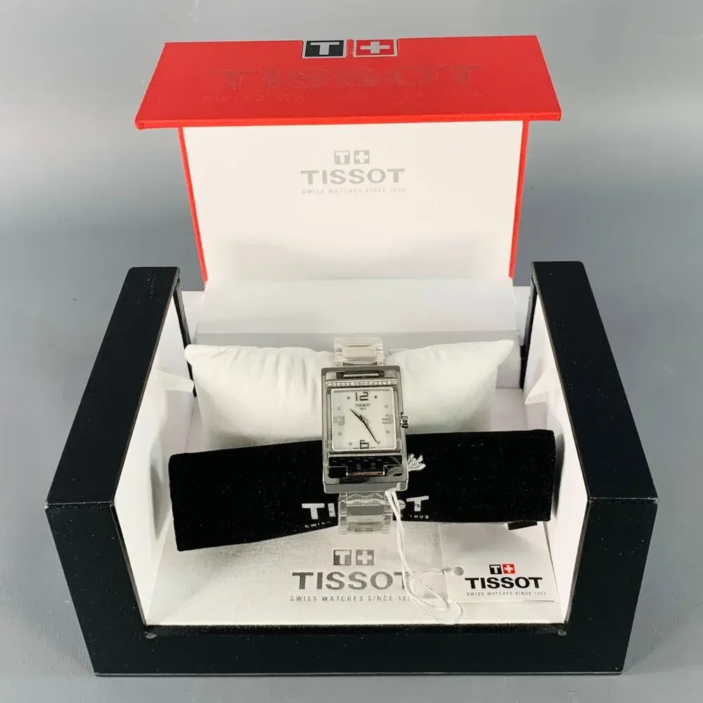 TISSOT Silver Chain Link Metal Women's Watch